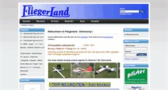 Desktop Screenshot of fliegerland-shop.de